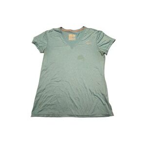 Nike Pro Women's Teal Shirt Medium‎ Dri-Fit Performance Wear Activewear